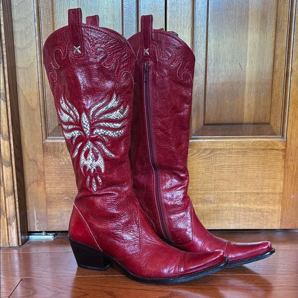 Vintage Red Cowgirl boots